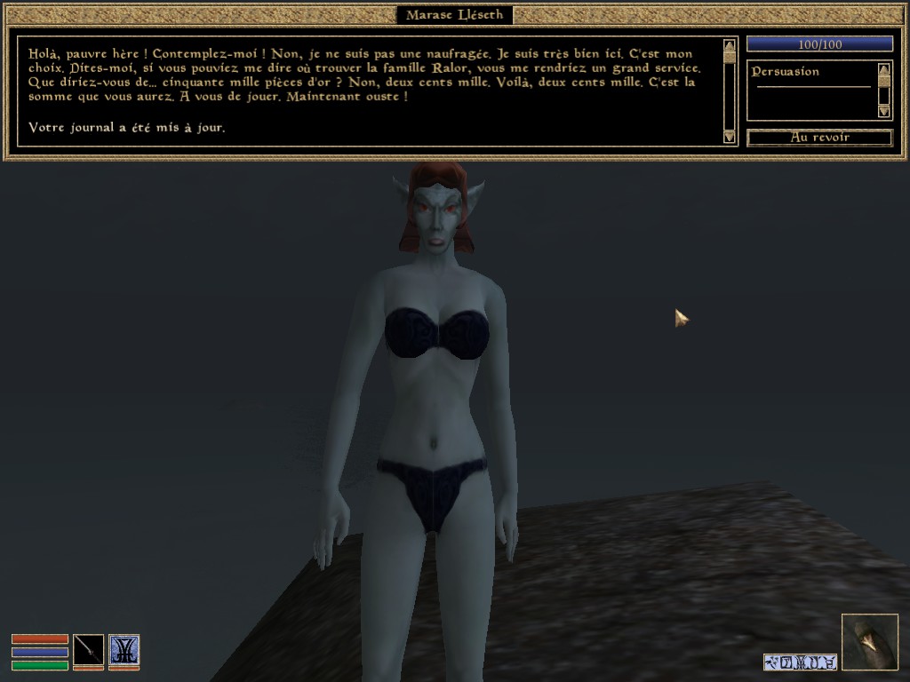 Encore des nudistes en Morrowind !